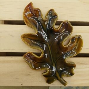 Autumn Leaf Ceramic Spoon Rest Fall Decor
